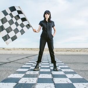 Atwyld Pit crew motorcycle biker gear black utility one piece jumpsuit